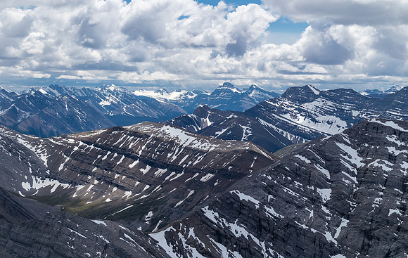 R - L, Boar Station, Douglas, St. Bride, Trifed Glacier, Bonnet Icefield, Bonnet Peak (L).