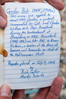 Original Collier register - 25 years old.