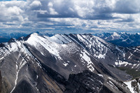 Nice views over Shale Pass to an unnamed summit.