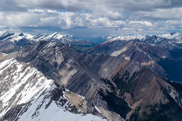 Mount Peters (L) and Indian Lookout (R) in the fg with Dodo (L) and Whelk (R) at distance.