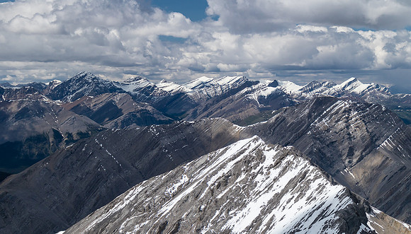 Looking over Mount Peters to Mamen (L), Cheshire, Dormouse and Dodo (R).