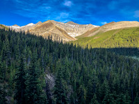 Hiking down from Tomahawk Pass.