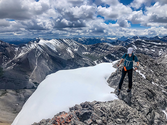 Phil on the south ridge of Condor Peak.