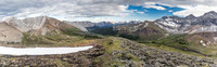 Views south down Divide Creek from the ascent slopes of Chirp Peak.
