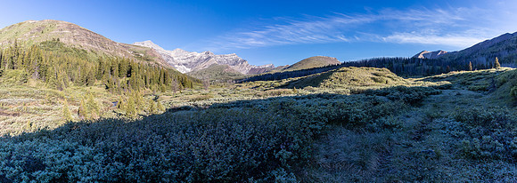 The Divide Creek valley.