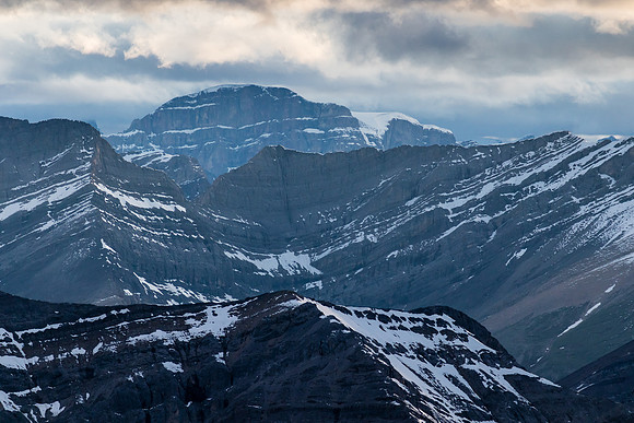 The east face of Mount Harris is impressive.