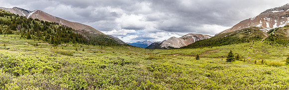 View south from Tomahawk Pass.
