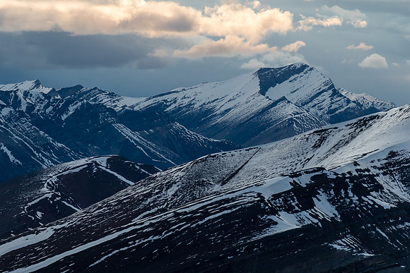 Whelk Peak with late evening lighting.