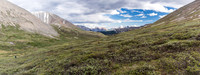 Hiking through Divide Pass.
