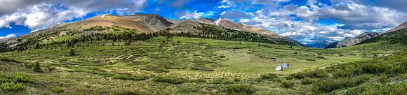 Our campsite at Tomahawk Pass.