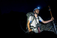 Ben still looks happy, despite getting lost briefly in the dark on approach.