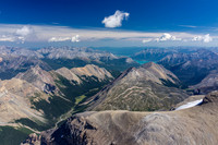 Amazing summit view towards Abraham Lake