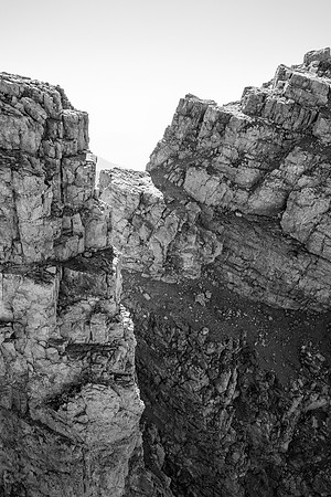 Another view looking back at the first notch.