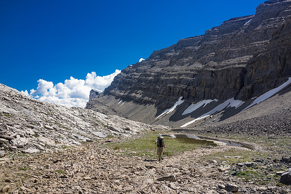 The upper alpine valley.