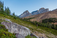 Nearing tree line.