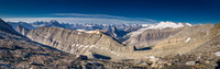 Amazing views from the col include Murchison, Chephren, White Pyramid, Sarbach, Forbes and Wilson.