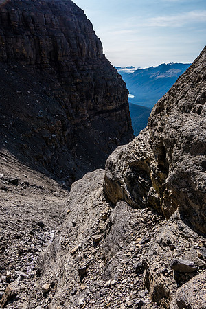 A steep section of the amphitheater.
