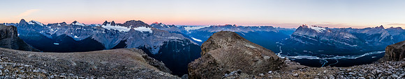 Early morning pano from the bivy.