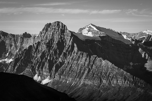 Great view of Chephren (L) and White Pyramid (R).