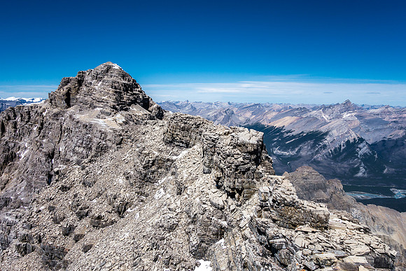 Looking over at the 3333m NW summit.