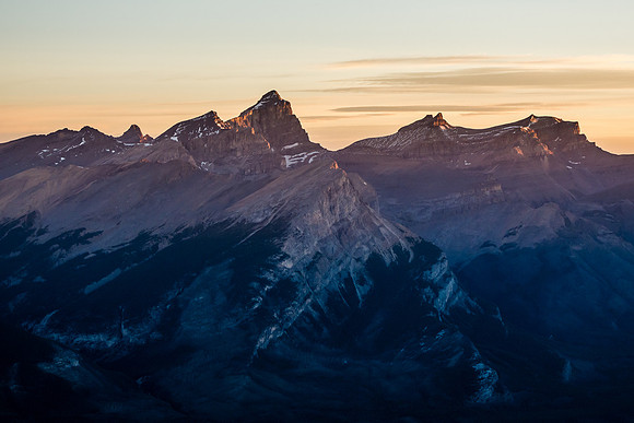 Mount Cline with Lion and Lioness to the right.