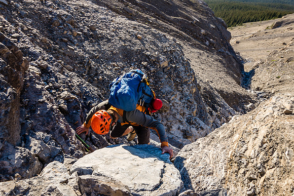Everything on this mountain moves if you pull hard enough.The problem is that you have to pull on something in order to climb.