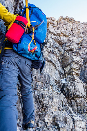 Eventually we gave up and just ascended! It was pretty easy - maybe 5.1 or 5.2.