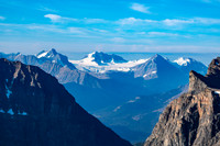 Mounts Brown and Hooker show up - I think this is probably the best view I've ever had of these two mountains.