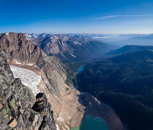 Looking across the bottom of the east ridge.