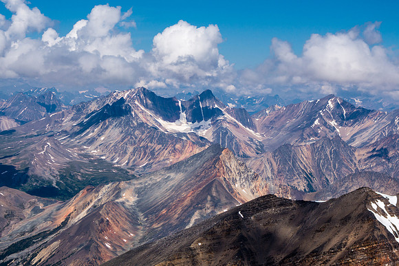 I love the colors of the area north of Edith Cavell.