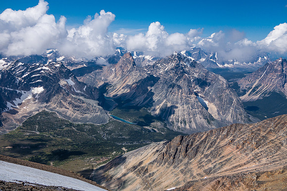 Views towards the Tonquin Valley.