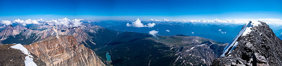 Views north off the summit.