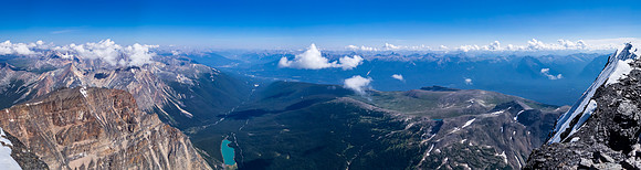 Views north off the summit.