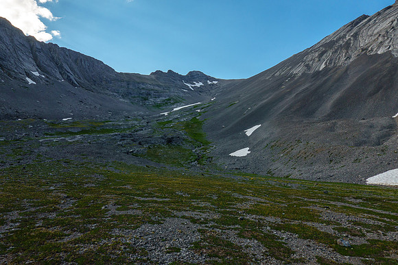 Mount Turbulent from the upper lake.