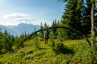 Hiking to Mount Fortune.