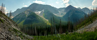 Views back across Turbulent Creek to Cone Mountain.