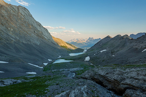 Descending back to Turbulent Lakes.
