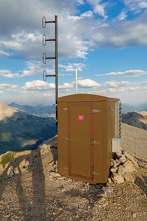 A Banff radio repeater station.