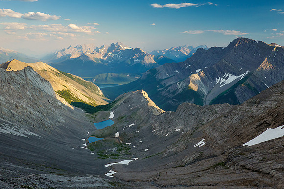 Descending back to Turbulent Lakes.