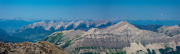 Horseshoe Ridge and Funnel Mountain in the fg with Lyne in the bg.