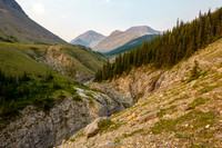 Hiking up North Burnt Timber Creek.