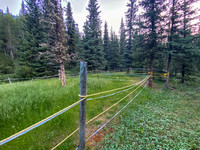 A large camp at the end of the bike ride up North Burnt Timber Creek.