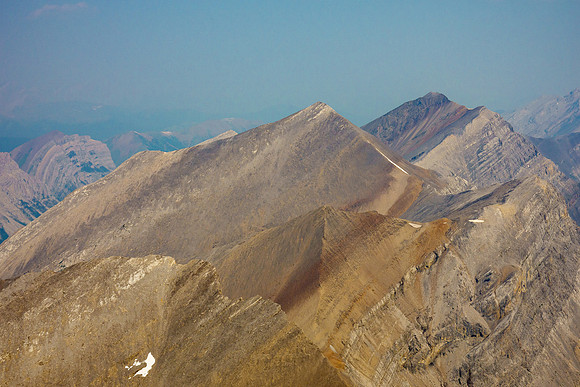 Unnamed peaks north of Oliver.