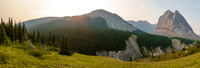 A striking outlier above North Burnt Timber Creek.
