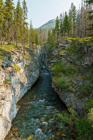 Turbulent Creek from the bridge.