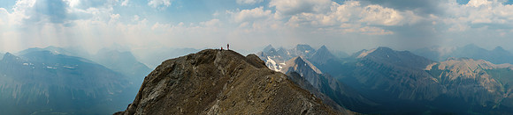 From a NW outlier looking back at the summit.