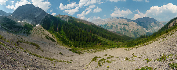 Descending back to Turbulent Creek.