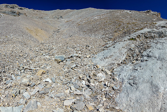Looking up the SW bowl.
