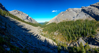 Views over my long exit via Sheep Creek.