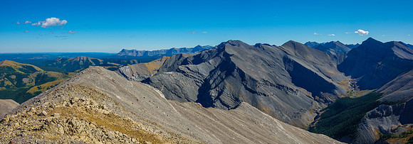A slightly wider shot towards Zombie peak with Ghost at distant left.
